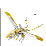 Single Toy Legoinglys Animal Spider Snake Thunderbird Fly Bird Model Building Blocks kits DIY Educational Toys for Children