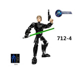 Marvel Legoinglys Star War The Last Jed Buildable Action Figure Rey Kyle Ren Luke Skywalker Building Block Toy  Legoinglys Brick