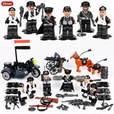 Oenux WW2 Series Mini Military Soldiers Figures Building Block World War 2 USA Soviet British Army Military Legoings Brick Toys