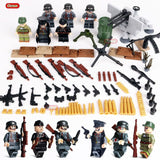 Oenux WW2 Series Mini Military Soldiers Figures Building Block World War 2 USA Soviet British Army Military Legoings Brick Toys