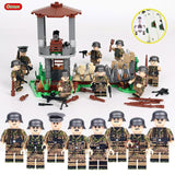 Oenux WW2 Series Mini Military Soldiers Figures Building Block World War 2 USA Soviet British Army Military Legoings Brick Toys