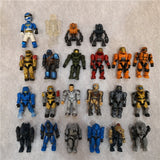 100~200pcs 5cm Halo Master John soilder action figure joint doll UNSC cartoon kids hard PVC Spartan lock Chief-er model toy