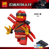 For Legoing Ninjagoing Sets NINJA Heroes Kai Jay Cole Zane Nya Lloyd With Weapons Action Figures Toys With Legoinges Ninjagoings