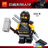 For Legoing Ninjagoing Sets NINJA Heroes Kai Jay Cole Zane Nya Lloyd With Weapons Action Figures Toys With Legoinges Ninjagoings