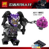For Legoing Ninjagoing Sets NINJA Heroes Kai Jay Cole Zane Nya Lloyd With Weapons Action Figures Toys With Legoinges Ninjagoings