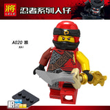 For Legoing Ninjagoing Sets NINJA Heroes Kai Jay Cole Zane Nya Lloyd With Weapons Action Figures Toys With Legoinges Ninjagoings
