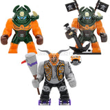 Single Sale 7cm Ninja Series Killow Figure Dogshank Building Blocks set Model Toys for Children Gift Legoing