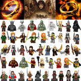 For Legoing The Lord of the Rings Figures Gandalf Thranduil Elrond Galadriel Merry Arwen Blocks Military Models Legoings Weapons