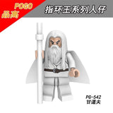For Legoing The Lord of the Rings Figures Gandalf Thranduil Elrond Galadriel Merry Arwen Blocks Military Models Legoings Weapons