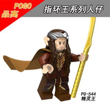 For Legoing The Lord of the Rings Figures Gandalf Thranduil Elrond Galadriel Merry Arwen Blocks Military Models Legoings Weapons