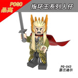 For Legoing The Lord of the Rings Figures Gandalf Thranduil Elrond Galadriel Merry Arwen Blocks Military Models Legoings Weapons