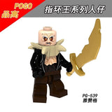 For Legoing The Lord of the Rings Figures Gandalf Thranduil Elrond Galadriel Merry Arwen Blocks Military Models Legoings Weapons