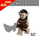 For Legoing The Lord of the Rings Figures Gandalf Thranduil Elrond Galadriel Merry Arwen Blocks Military Models Legoings Weapons