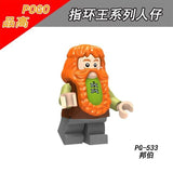 For Legoing The Lord of the Rings Figures Gandalf Thranduil Elrond Galadriel Merry Arwen Blocks Military Models Legoings Weapons