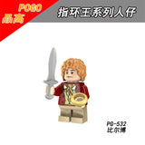 For Legoing The Lord of the Rings Figures Gandalf Thranduil Elrond Galadriel Merry Arwen Blocks Military Models Legoings Weapons