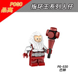 For Legoing The Lord of the Rings Figures Gandalf Thranduil Elrond Galadriel Merry Arwen Blocks Military Models Legoings Weapons