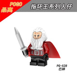 For Legoing The Lord of the Rings Figures Gandalf Thranduil Elrond Galadriel Merry Arwen Blocks Military Models Legoings Weapons