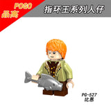For Legoing The Lord of the Rings Figures Gandalf Thranduil Elrond Galadriel Merry Arwen Blocks Military Models Legoings Weapons