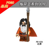 For Legoing The Lord of the Rings Figures Gandalf Thranduil Elrond Galadriel Merry Arwen Blocks Military Models Legoings Weapons