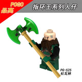 For Legoing The Lord of the Rings Figures Gandalf Thranduil Elrond Galadriel Merry Arwen Blocks Military Models Legoings Weapons