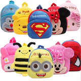 Funny joy New cute cartoon kids plush backpack toy mini school bag Children's gifts boy girl baby student bags lovely wallet
