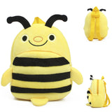 Funny joy New cute cartoon kids plush backpack toy mini school bag Children's gifts boy girl baby student bags lovely wallet