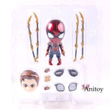 Marvel Comics Hero Spider Man Figurine Nendoroid 1037 Avengers Infinity War Spider-man Collectible Action Figure Model Toy