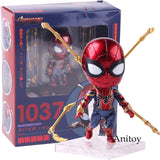 Marvel Comics Hero Spider Man Figurine Nendoroid 1037 Avengers Infinity War Spider-man Collectible Action Figure Model Toy