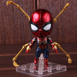 Marvel Comics Hero Spider Man Figurine Nendoroid 1037 Avengers Infinity War Spider-man Collectible Action Figure Model Toy